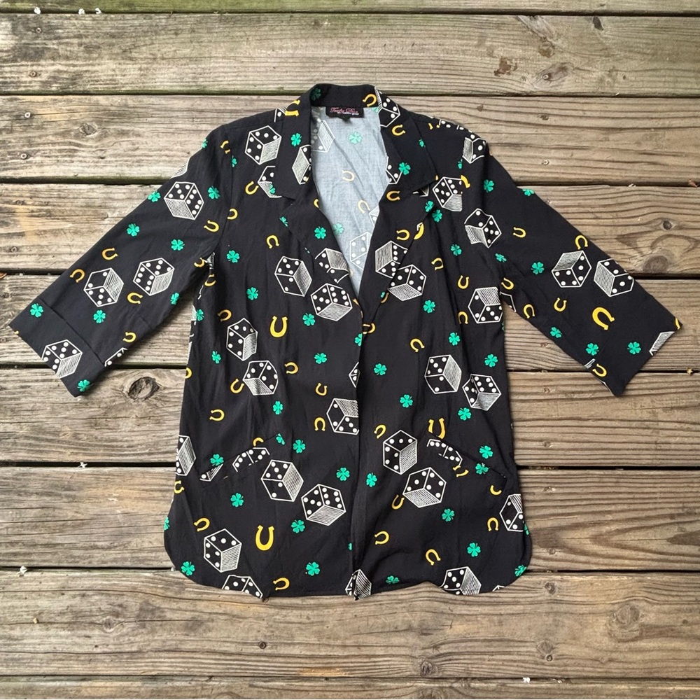 Trashy Diva Heather Blazer in Lucky Charm